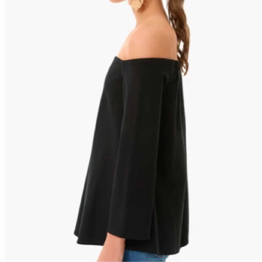 Tuckernuc:  Gorgeous Miranda,black off the shoulder blouse - Picture 2 of 11